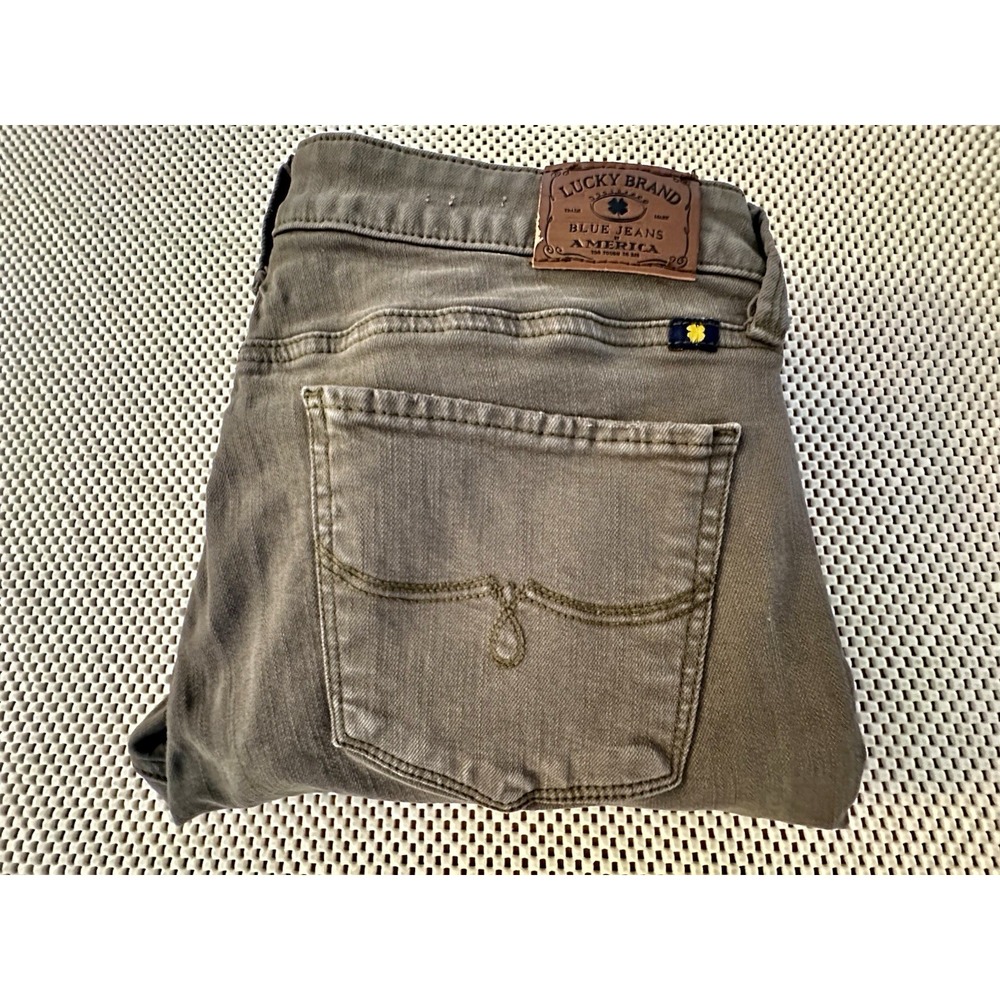 Lucky Brand Jeans Lolita Crop 28 Women‎ Sz 6 Low Rise Y2K Stretch Straight Leg